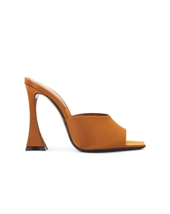 Сандалии Hall-мюли, цвет Autumn Brown Saint laurent