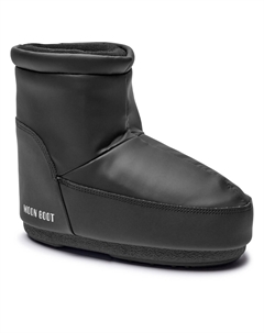 Зимние ботинки на толстой подошве со шнуровкой, черный Moon boot