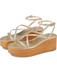 Туфли Wovette Wedge, цвет Light Gold/Sand Stuart weitzman