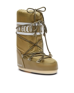 Зимние ботинки на толстой подошве со шнуровкой, бронзовый Moon boot