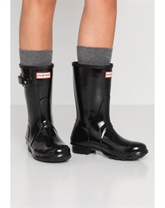 Сапоги резиновые высокие, черный Hunter