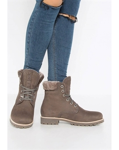 Ботильоны на шнуровке, серый Panama jack