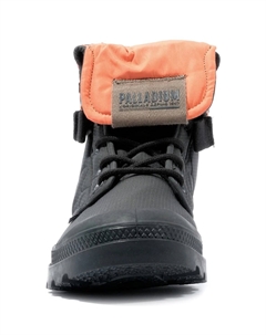 Ботильоны на шнуровке BAGGY RE-QUILTED UNISEX, черный Palladium