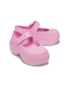 Мюли на каблуке MARY JANE, светло-розовый Crocs