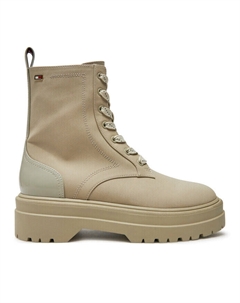 Ботильоны на шнуровке Flag Ventile Lace Up Boot FW0FW08287, бежевый Tommy hilfiger