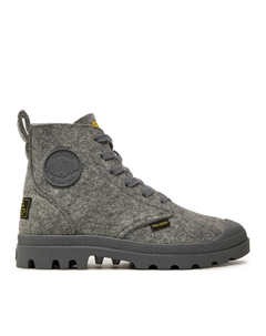 Ботильоны на шнуровке Pampa Hi Merino 74377-027-M, серый Palladium