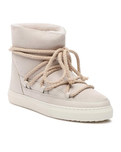 Зимние ботинки женские из овчины, кремовый Inuikii