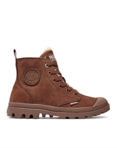 Ботильоны на шнуровке, коричневый Palladium