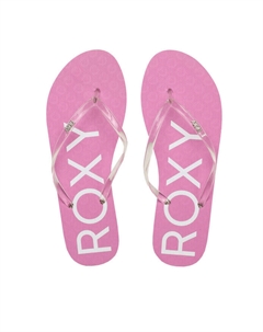 Шлепанцы, прозрачный Roxy
