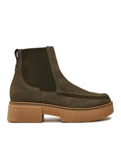 Классические Ботильоны Linoso Top 26178696, зеленый Clarks