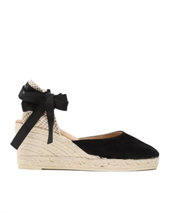 Эспадрильи Manebi Soft Suede Low Wedge Эспадрильи Manebi K 1.0 WL, черный