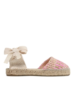 Эспадрильи Manebi Flat Valenciana Эспадрильи Manebi G 6.9 P0 Beige, розовый/бежевый