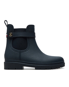 Резиновые сапоги Th Stud Rubberised Rainboot FW0FW08168, темно-синий Tommy hilfiger