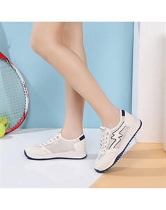 Женские кроссовки Lifestyle с низким верхом бежевого/синего цвета Red dragonfly