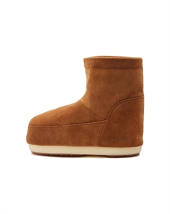 Замшевые ботинки без шнурков, коричневый Moon boot