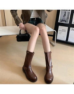 Ботильоны женские, коричневый Su yanjiao