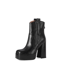 Ботильоны женские, коричневый Su yanjiao