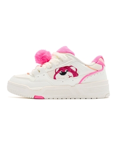 Кроссовки для скейтборда женские, низкие, цвет слоновой кости / розовый Aurora, цвет Ivory / Aurora Pink Qiaodan