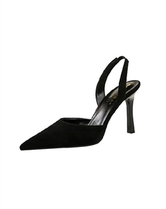 Туфли на высоком каблуке женские черный Bigtree