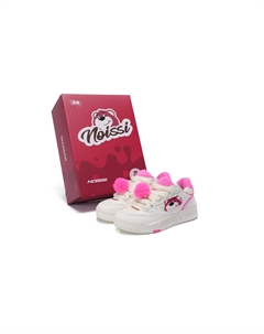 Кроссовки для скейтборда женские низкие Ivory Aurora Pink, цвет Ivory Aurora Pink Qiaodan