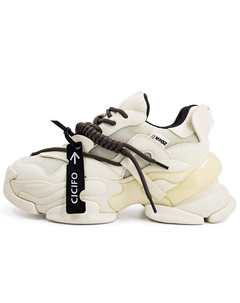 Кроссовки женские толстые с низким верхом, белый Cicifor