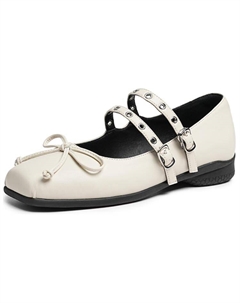 Туфли Мэри Джейн женские бежевый Red dragonfly