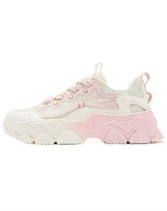 Женские кроссовки Elephant Lifestyle с низким верхом цвета слоновой кости/белого персиково-розового цвета, цвет Ivory/white peach pink Qiaodan