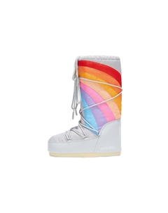 Ботинки зимние Icon на толстой подошве, серый Moon boot