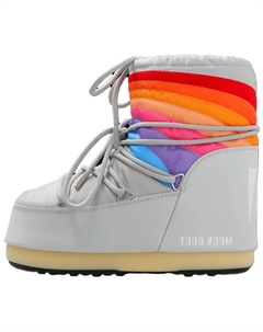 Ботинки зимние Icon на толстой подошве, серый/мультиколор Moon boot