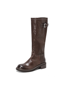 Сапоги женские, цвет Coffee Mo lin