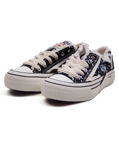 Холщовые кеды женские с низким верхом, бежевый Paul frank