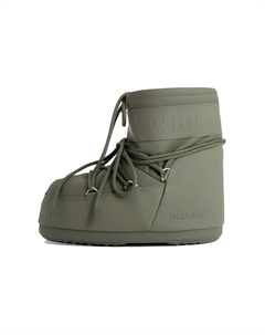 Ботинки зимние Icon на толстой подошве, темно-зеленый Moon boot