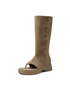 Сапоги женские, хаки Mo lin