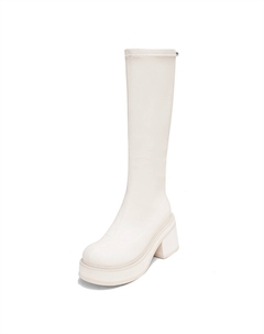 Сапоги женские, белый Mo lin