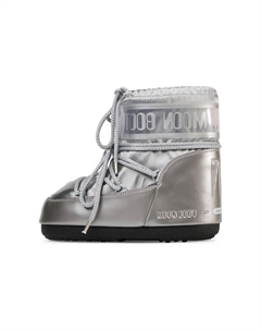 Зимние ботинки на толстой подошве, темно-серебряный Moon boot