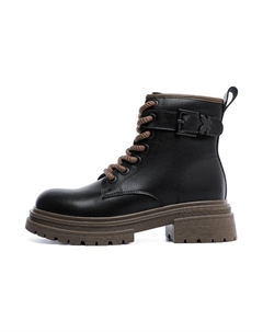 Ботинки женские Martin на шнуровке, черный Daphne