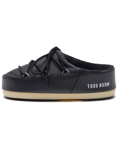 Мюли на шнуровке с логотипом, черный Moon boot