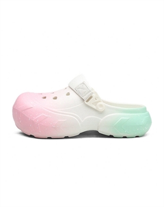 Сабо унисекс, черный/синий Oubt