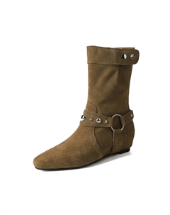 Ботильоны женские, коричневый Quicheshoes