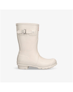 Сапоги резиновые короткие Original Wellington, белый Hunter