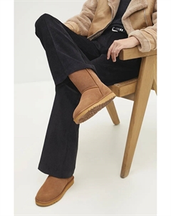 Замшевые зимние ботинки, коричневый Answear lab