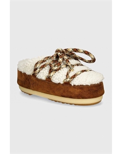 Тапочки MB MULE ИЗ ОВЧИНЫ, коричневый Moon boot