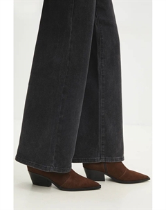 Замшевые ботильоны, коричневый Answear lab