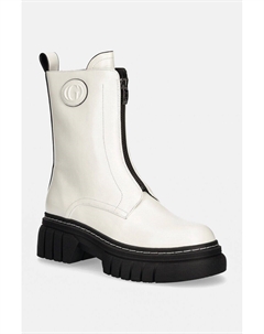 Кожаные ботильоны ANNIA, белый Guess