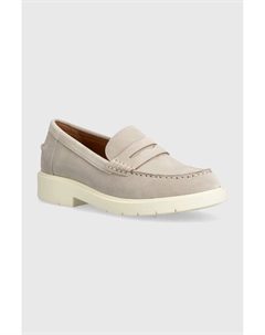 Замшевые мокасины D SPHERICA EC1 A, серый Geox