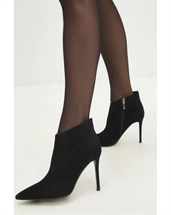 Замшевые ботильоны, черный Answear lab