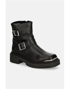 Кожаные ботильоны Choice, черный Steve madden