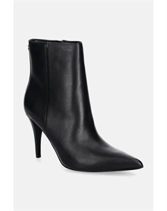 Кожаные ботильоны SLINKS, черный Guess