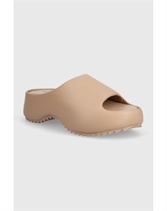 Шлепанцы из кожи наппа C-11, бежевый Inuikii