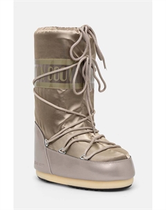 Зимние ботинки на толстой подошве, золотой Moon boot